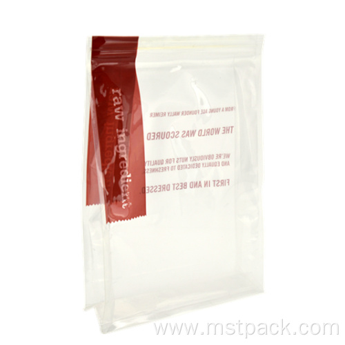 Flat Bottom Pet Food Bags With Ziplock